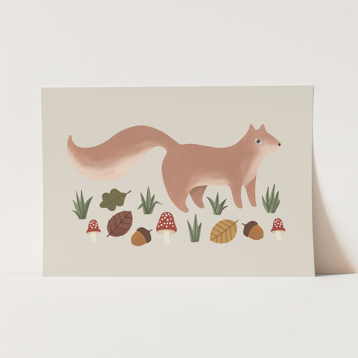 Squirrel in stone / Fine Art Print