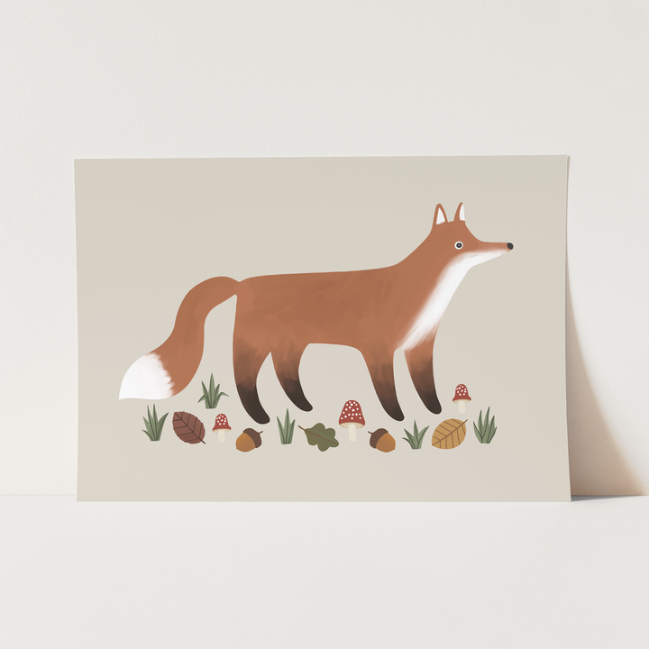 Fox in stone / Fine Art Print