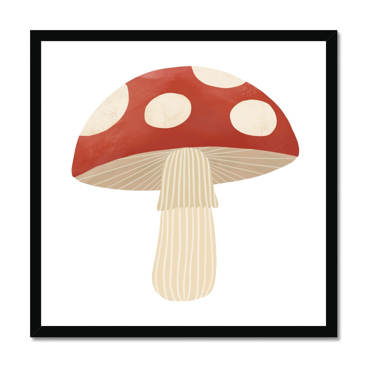 Mushroom / Framed Print