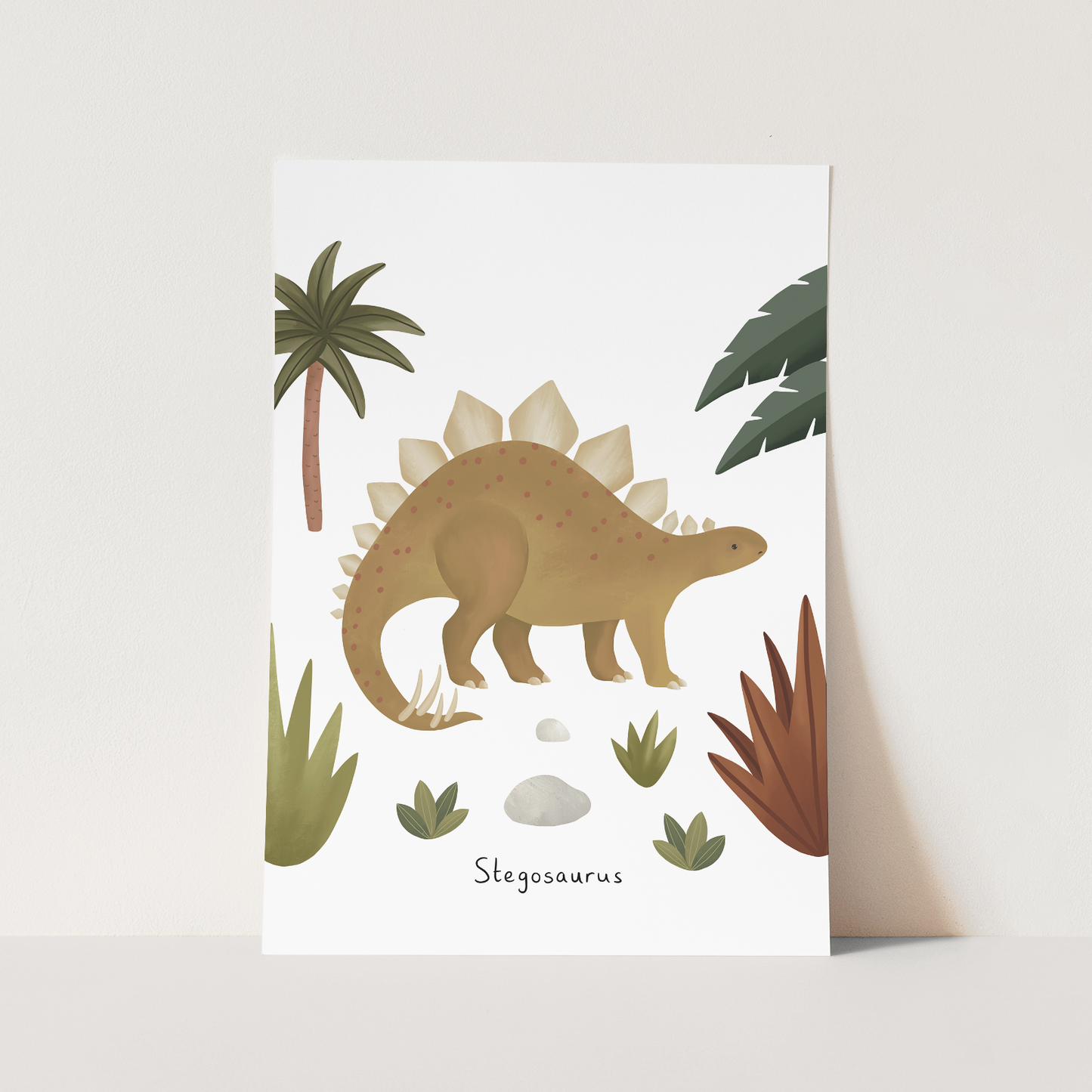Stegosaurus / Fine Art Print