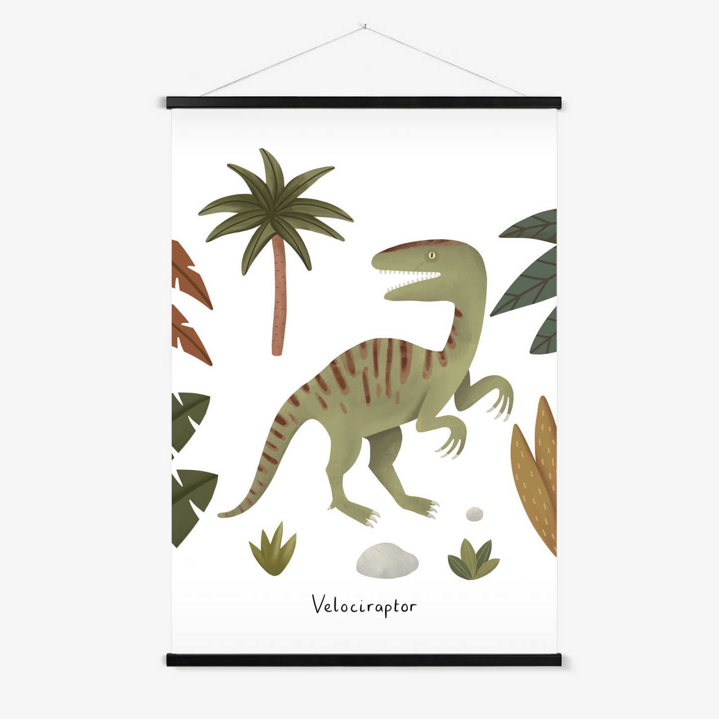 Velociraptor / Print with Hanger