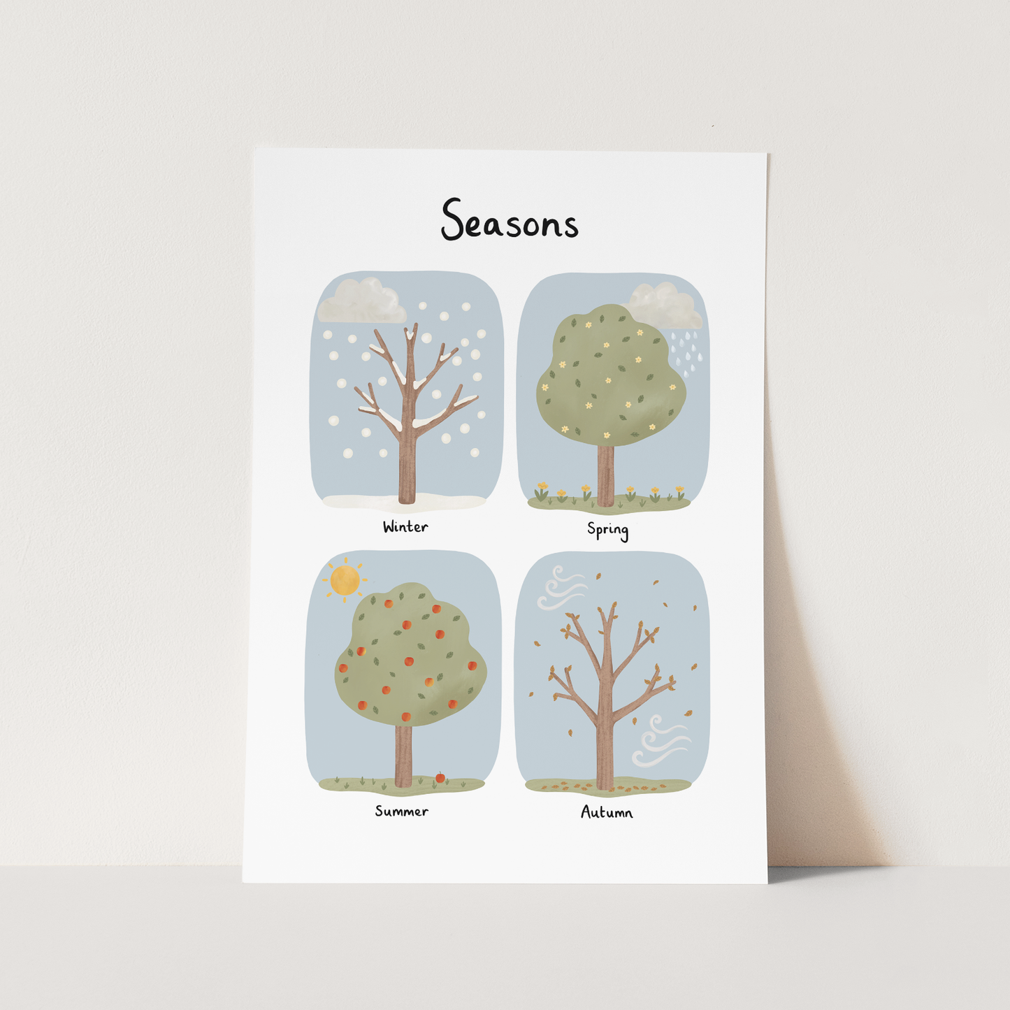 Seasons in blue / Fine Art Print