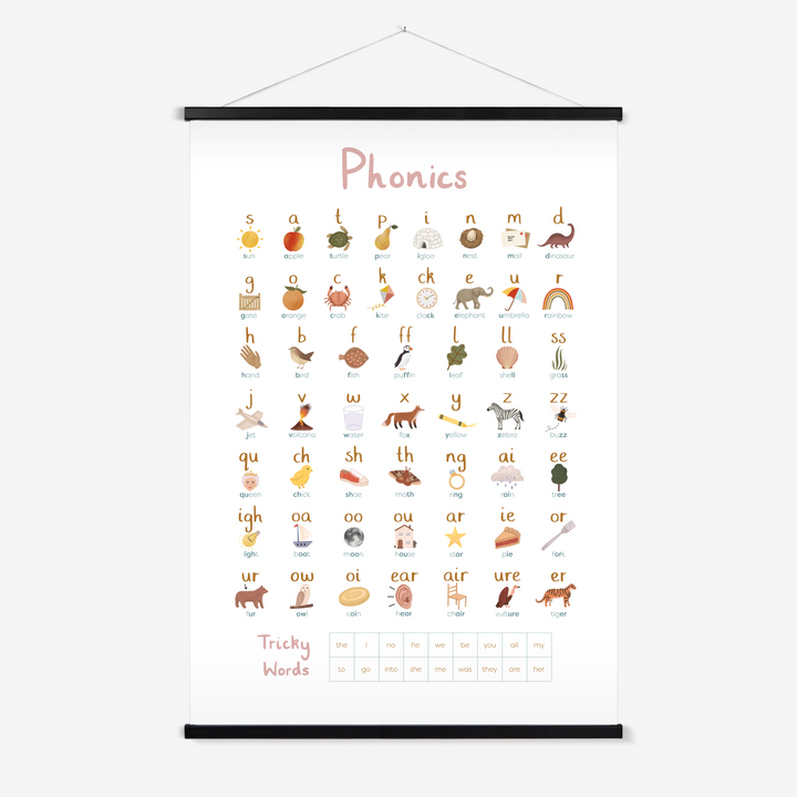 Phonics in pink / Print with Hanger