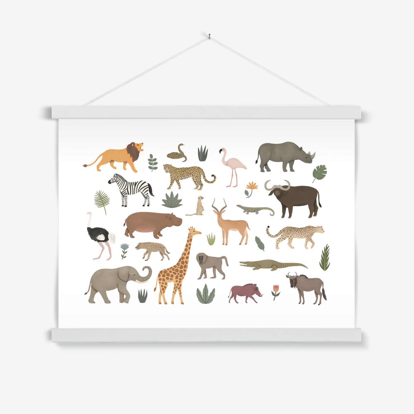 Safari animal / Print with Hanger