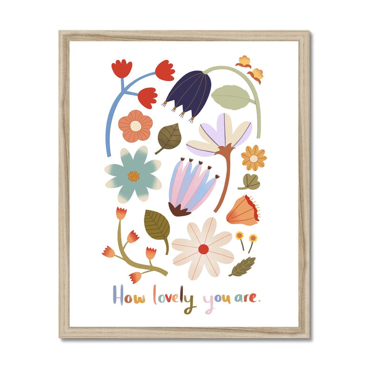 How lovely you are / Framed Print