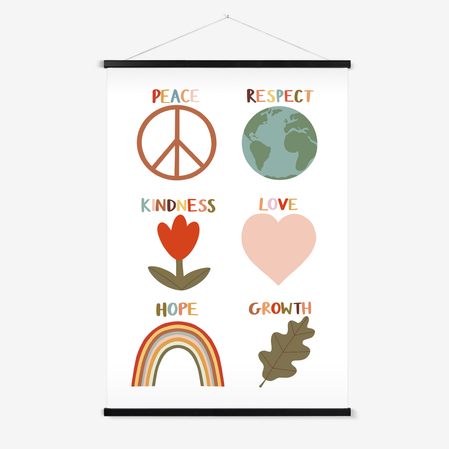 Positive symbols / Print with Hanger