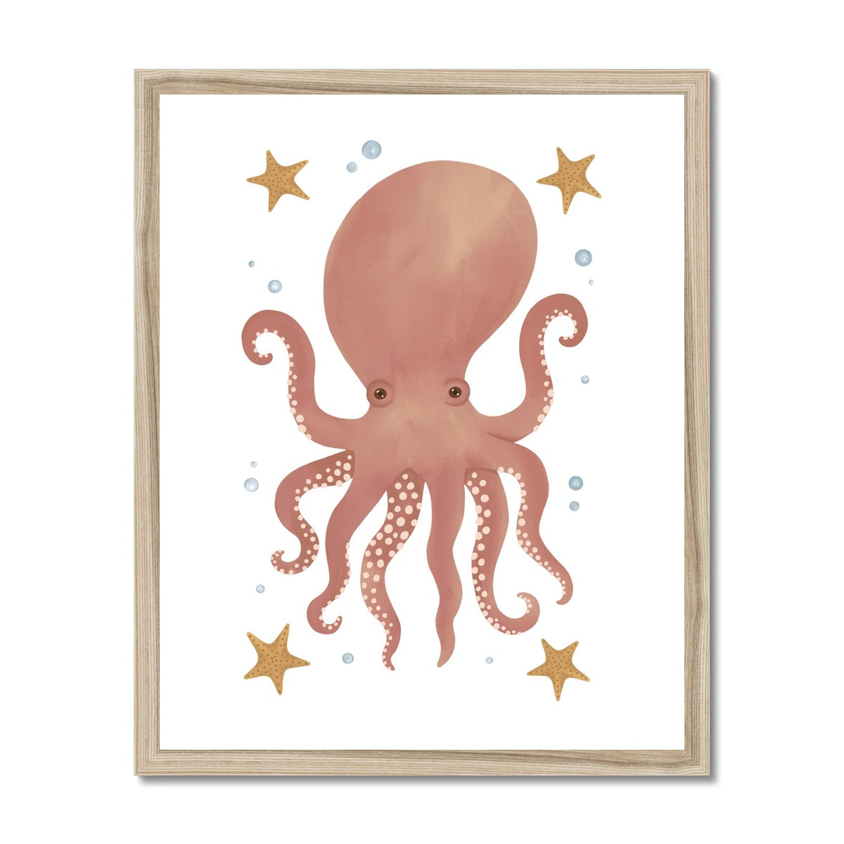 Octopus / Framed Print