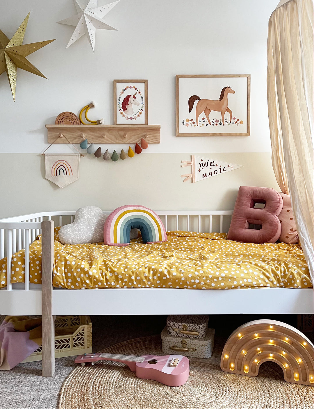 I believe in unicorns / Framed Print