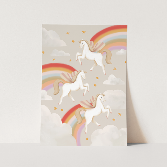 Pegasus in stone / Fine Art Print