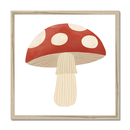 Mushroom / Framed Print