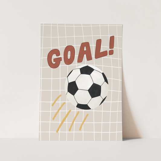 Goal in stone / Fine Art Print