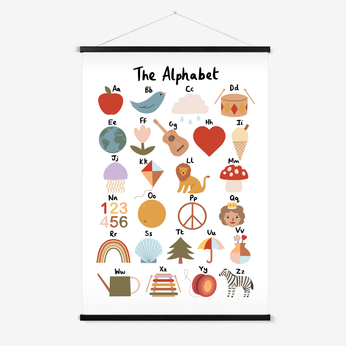 Alphabet / Print with Hanger