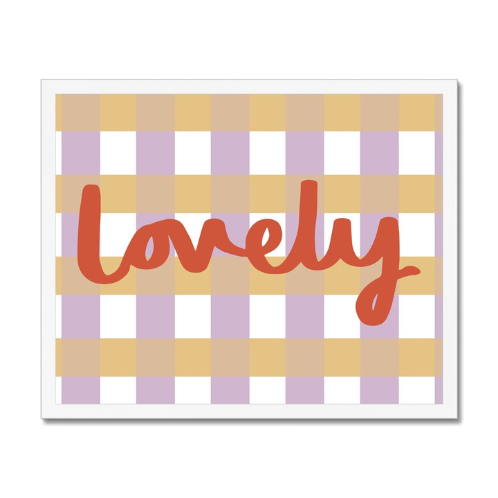 Lovely / Framed Print