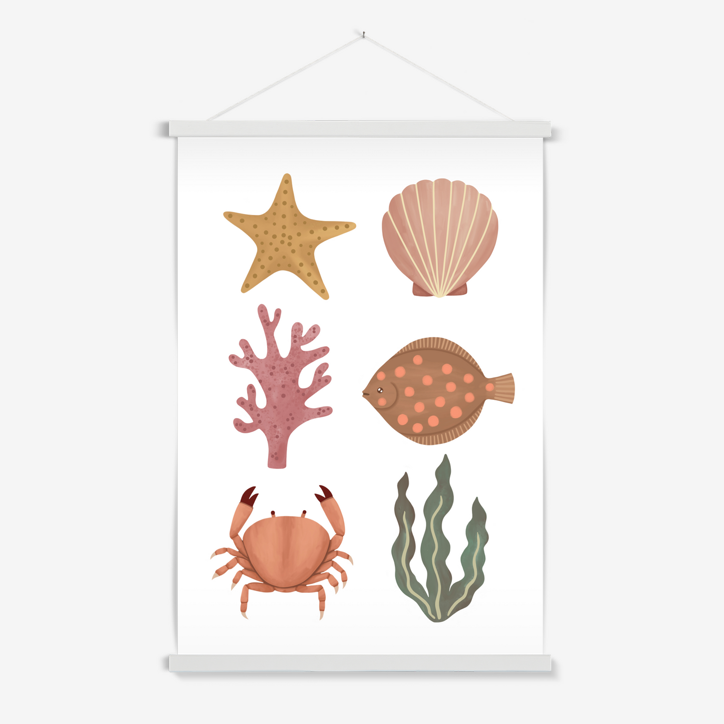 Under the Sea / Print with Hanger