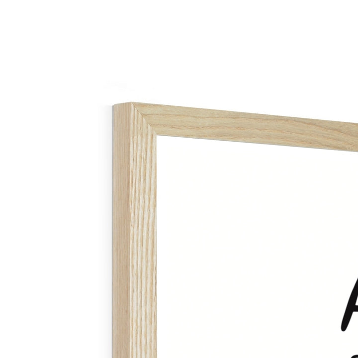 My Alphabet / Framed Print