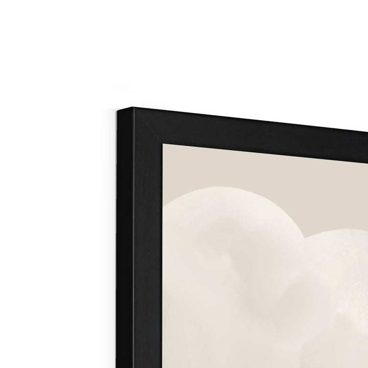 Pegasus in stone / Framed Print