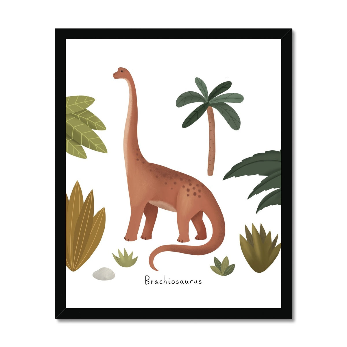Brachiosaurus / Framed Print