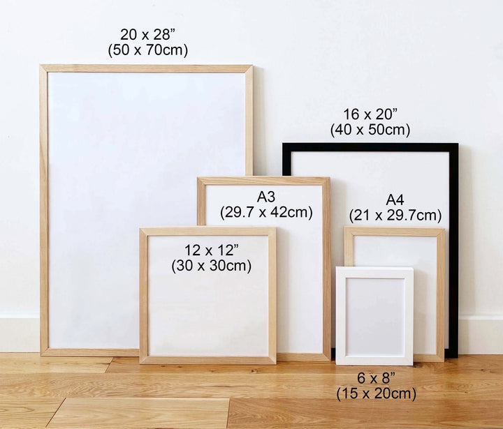Shapes and Colours in white / Fine Art Print