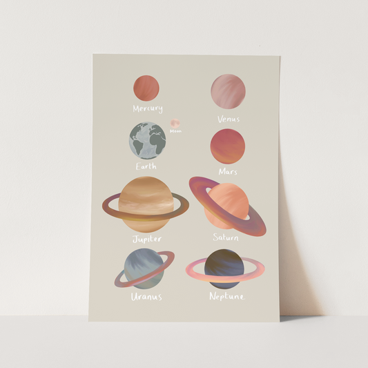 Planets in stone / Fine Art Print