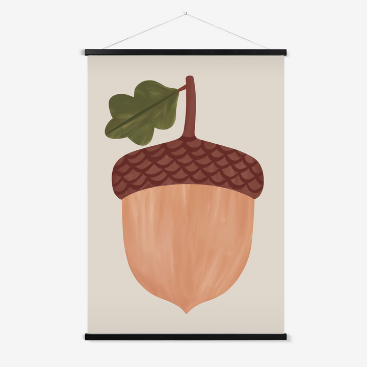 Acorn in stone / Print with Hanger
