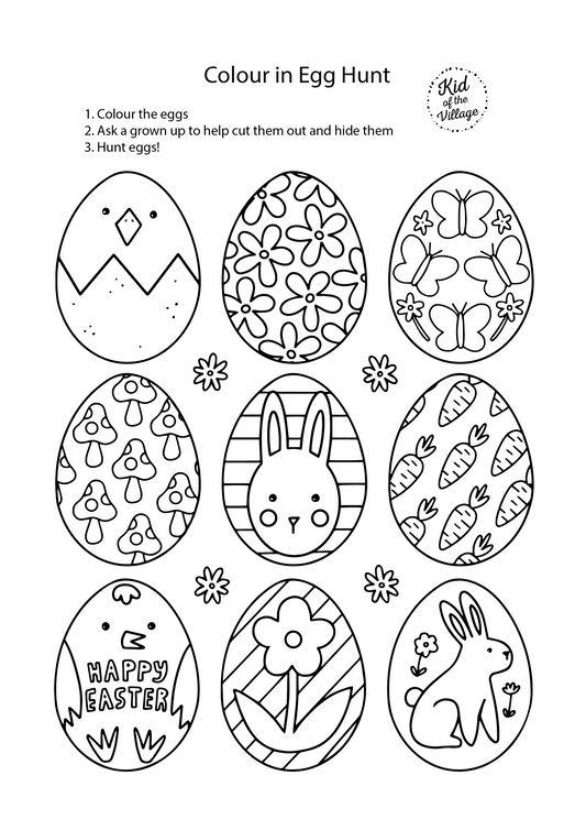 Egg Hunt Printable