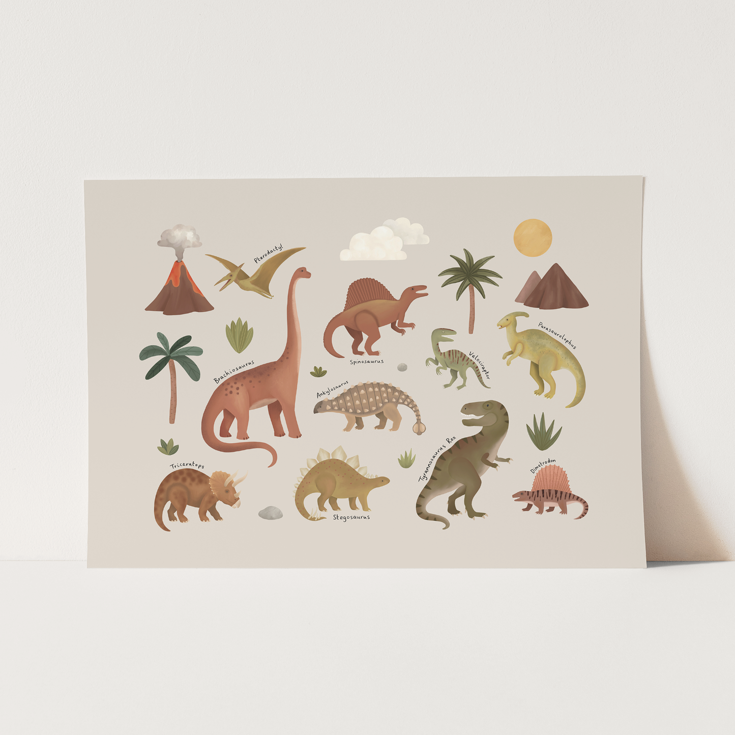 Dinosaurs in stone / Fine Art Print