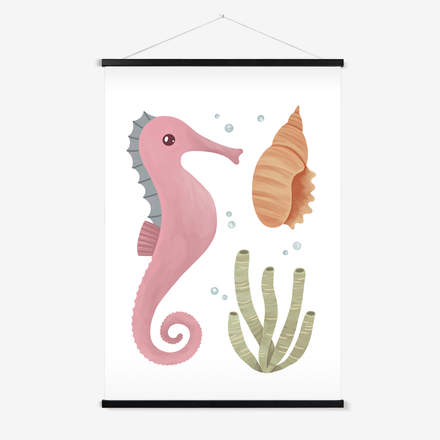 Seahorse / Print with Hanger