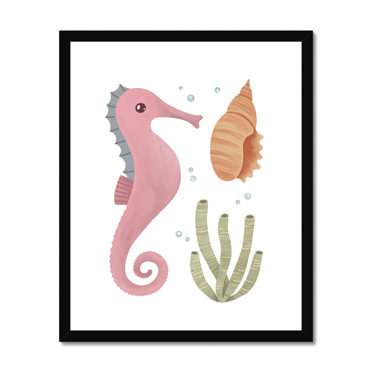 Seahorse / Framed Print