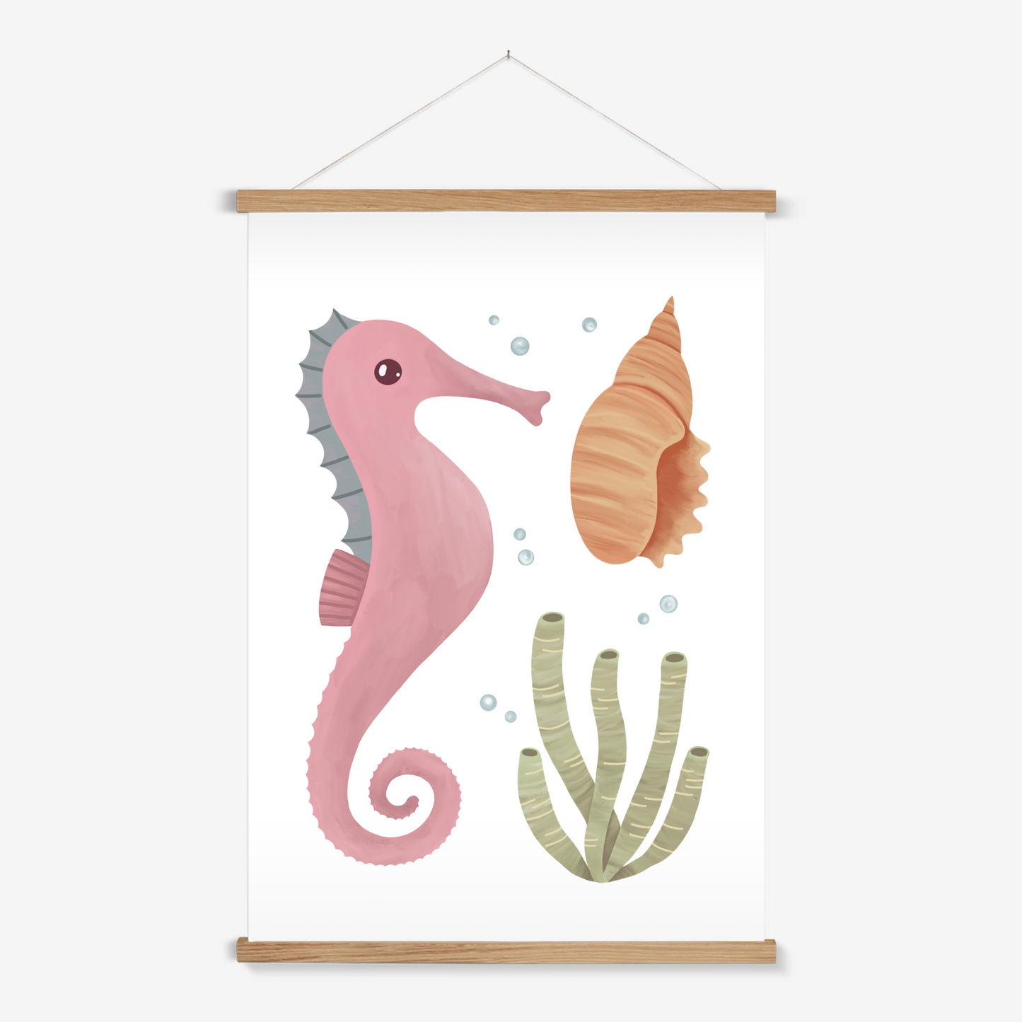 Seahorse / Print with Hanger