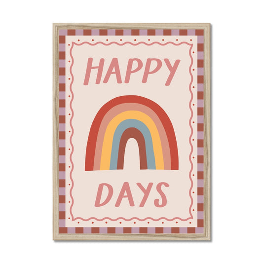 Happy Days / Framed Print