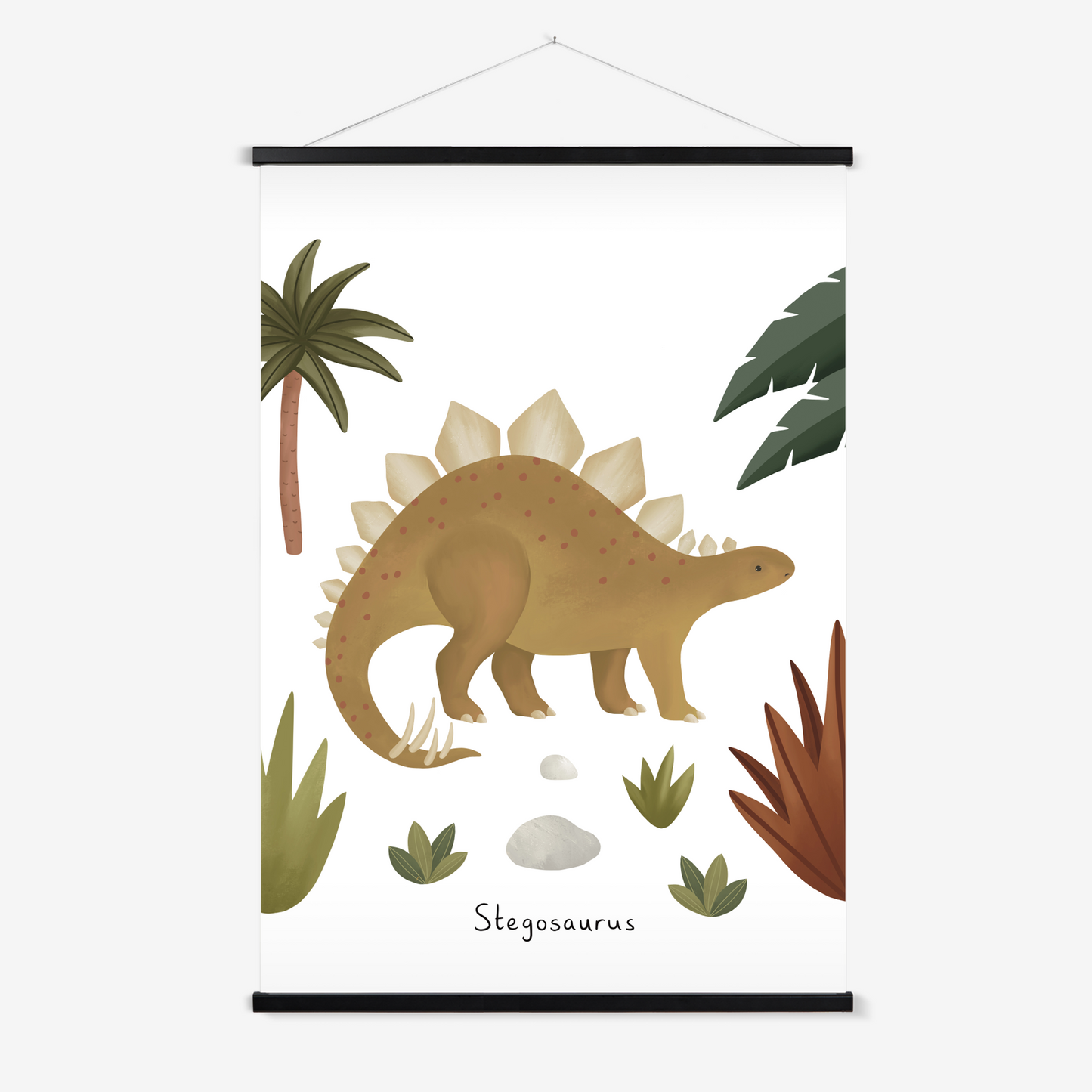 Stegosaurus / Print with Hanger