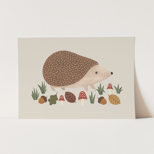 Hedgehog in stone / Fine Art Print