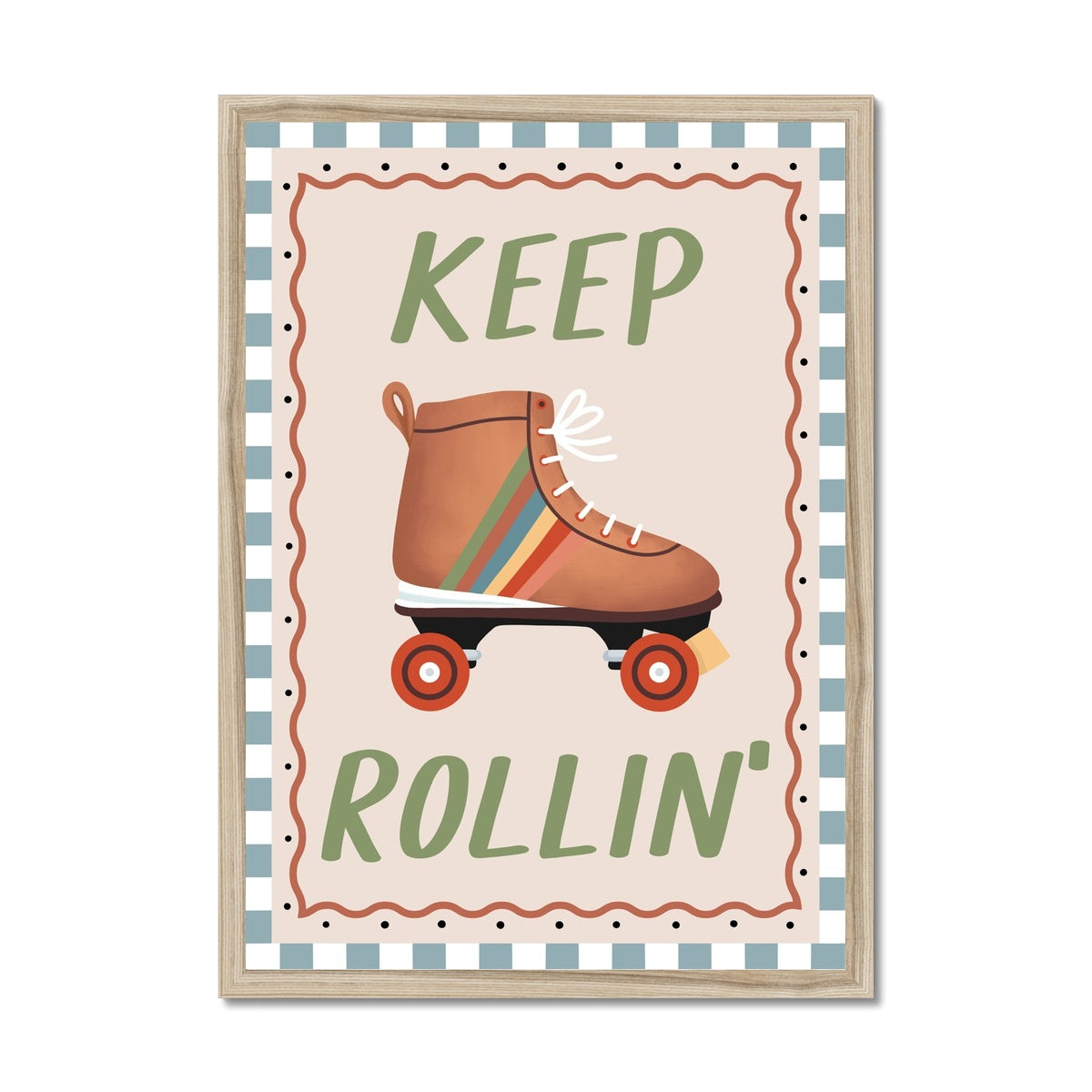 Keep Rollin' / Framed Print