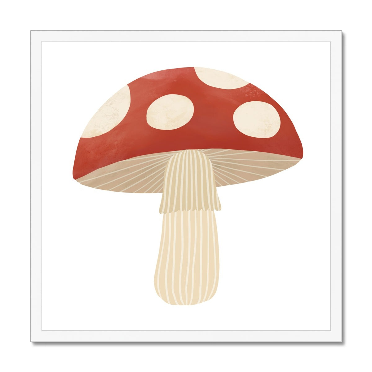 Mushroom / Framed Print