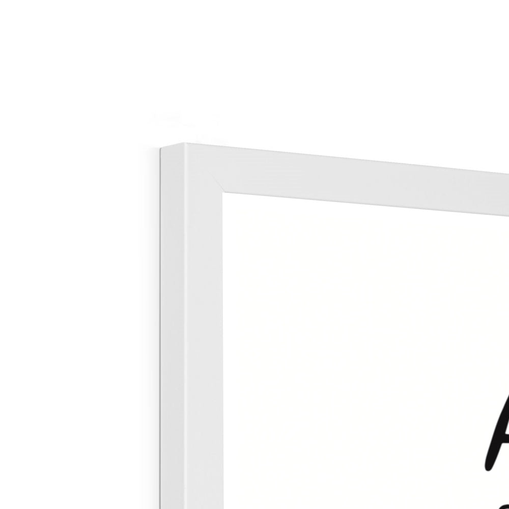 My Alphabet / Framed Print