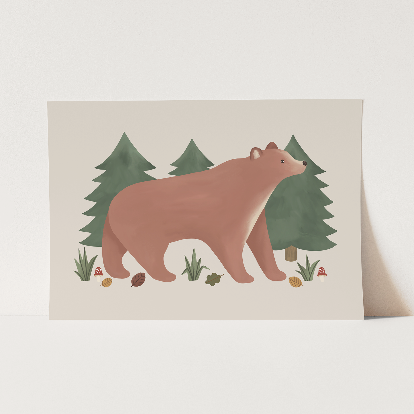 Bear in stone / Fine Art Print
