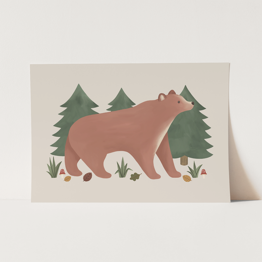 Bear in stone / Fine Art Print