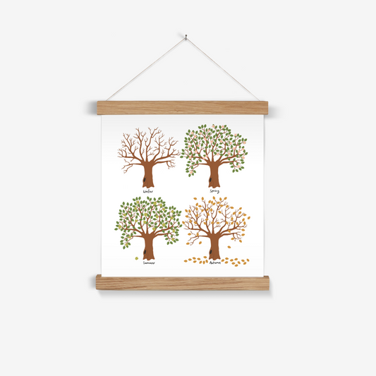 Seasons / Print with Hanger