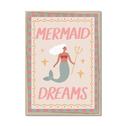 Mermaid Dreams / Framed Print