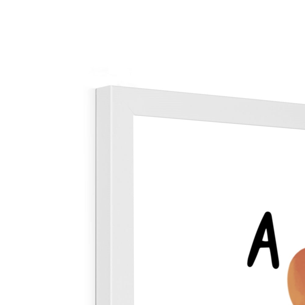Alphabet square / Framed Print