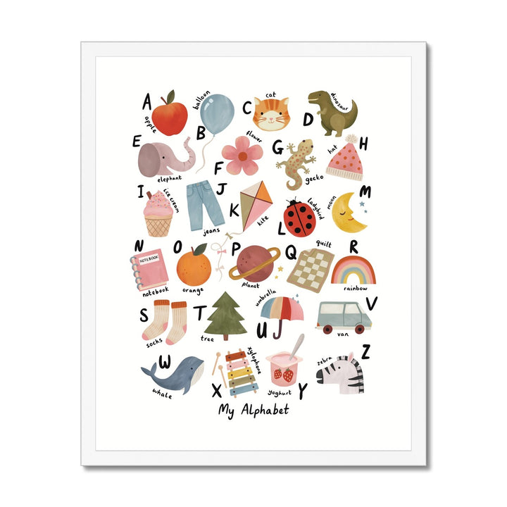 My Alphabet / Framed Print
