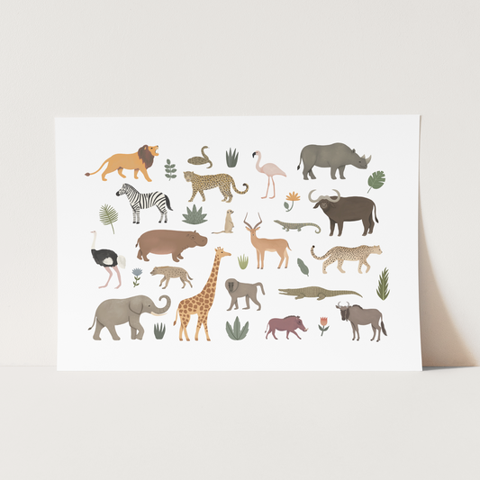 Safari animal / Fine Art Print