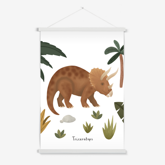 Triceratops / Print with Hanger