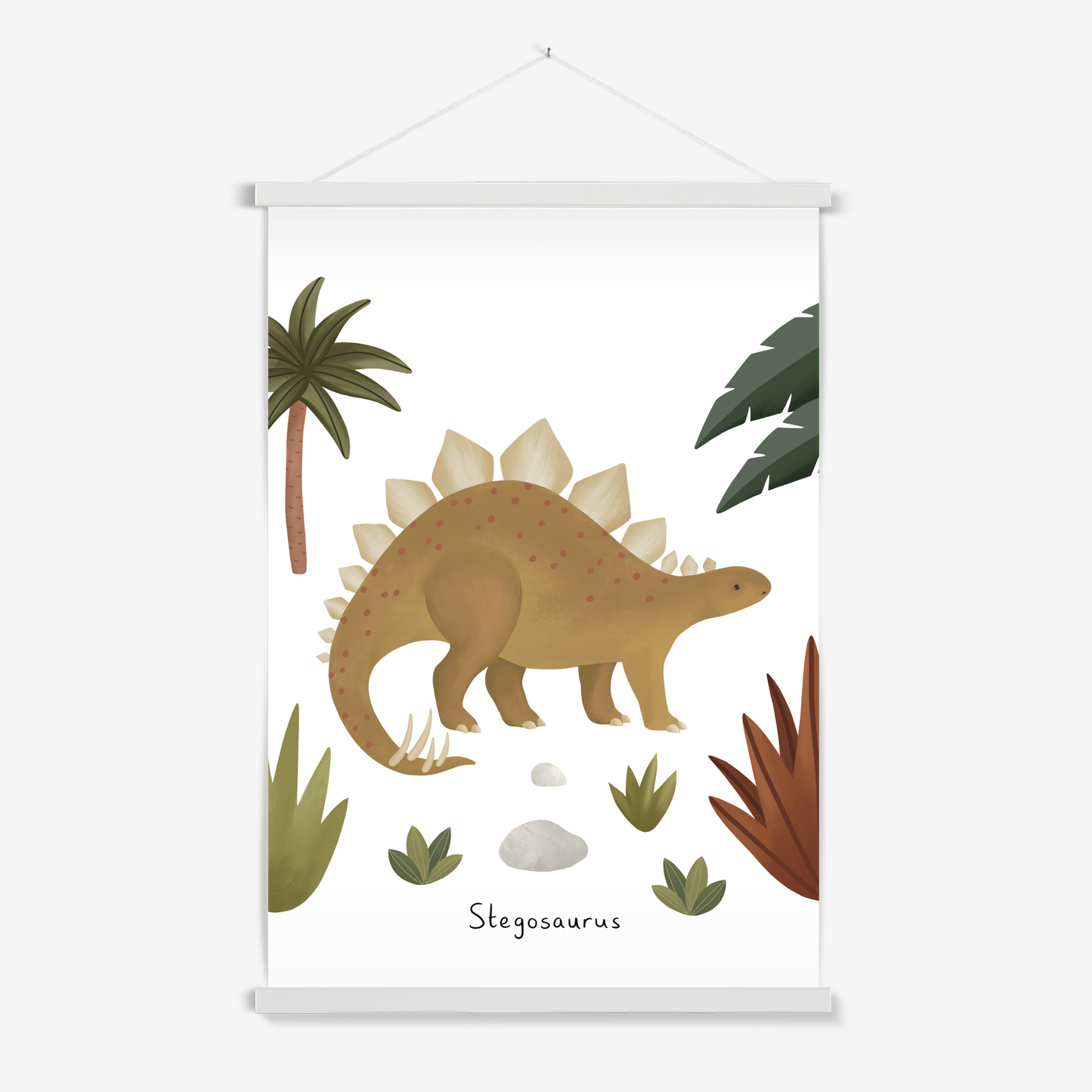 Stegosaurus / Print with Hanger