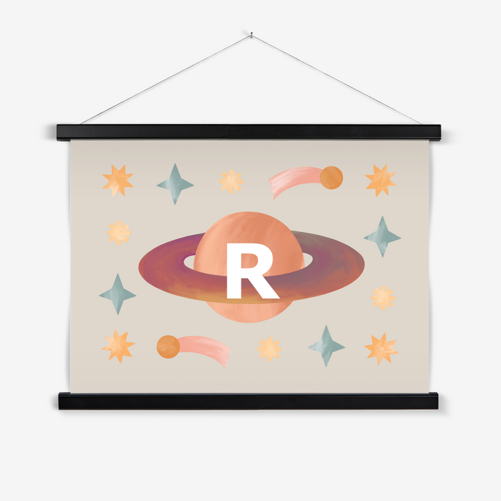 Personalised Planet in stone / Print with Hanger