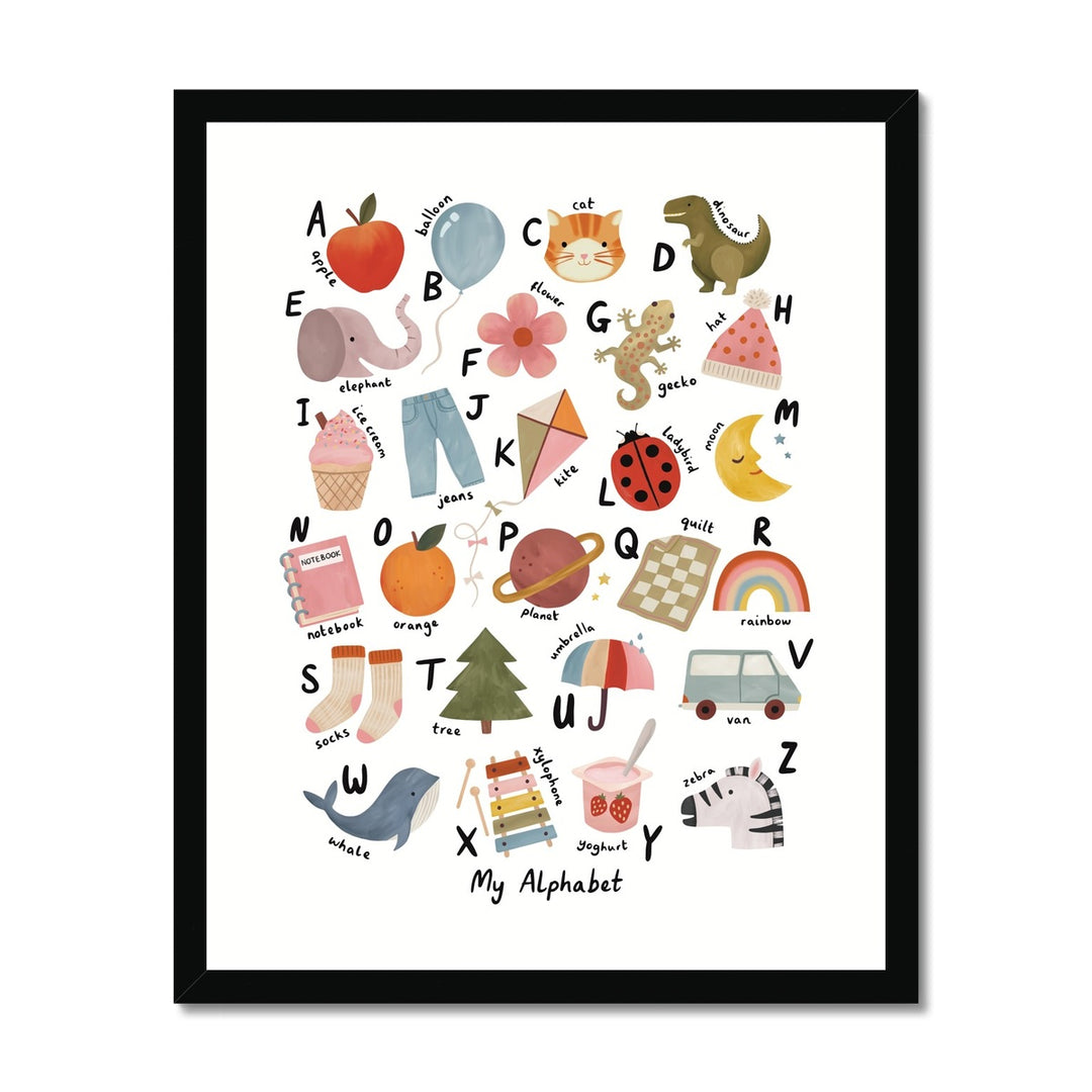 My Alphabet / Framed Print