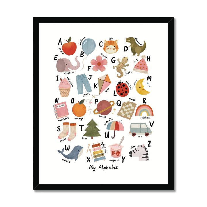 My Alphabet / Framed Print