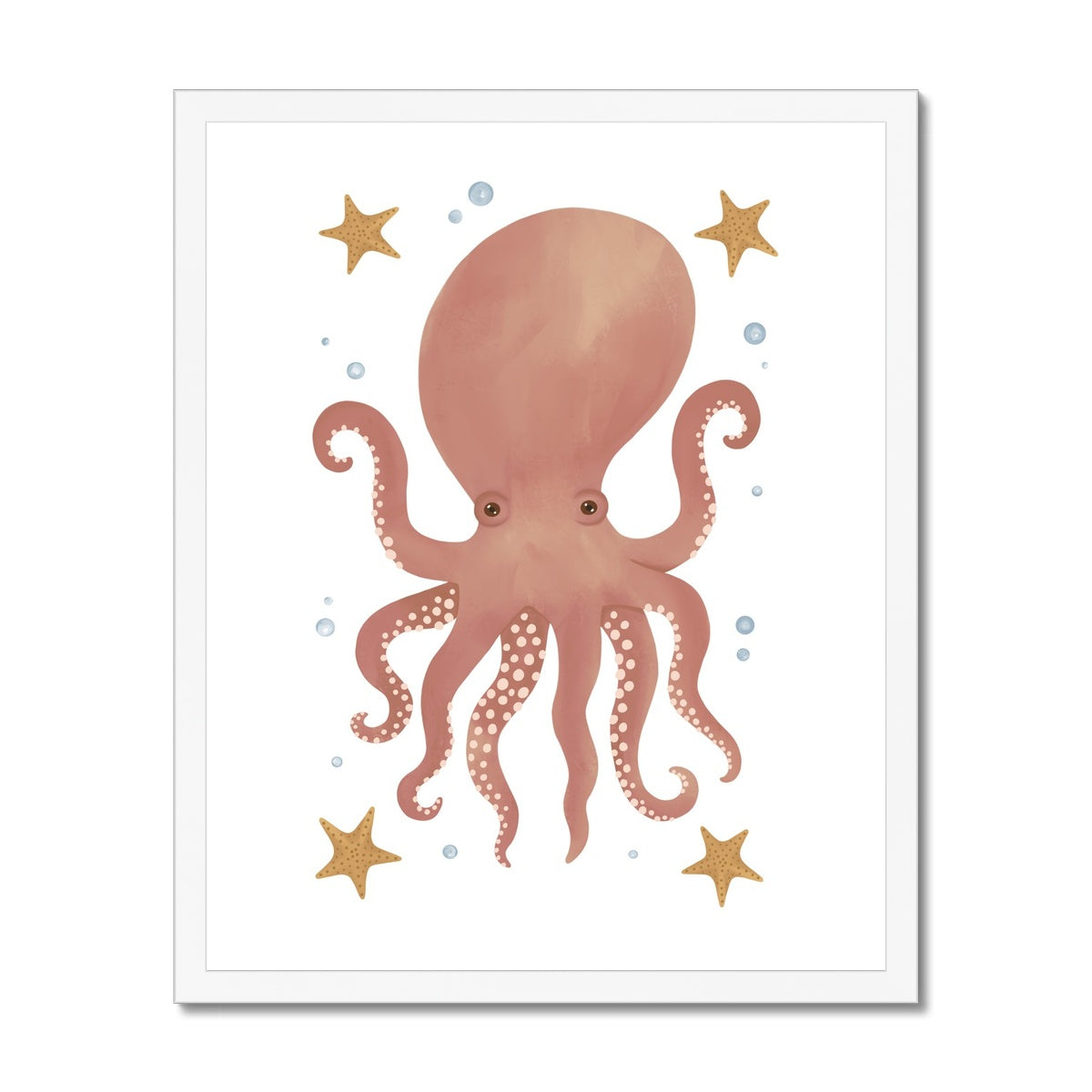 Octopus / Framed Print